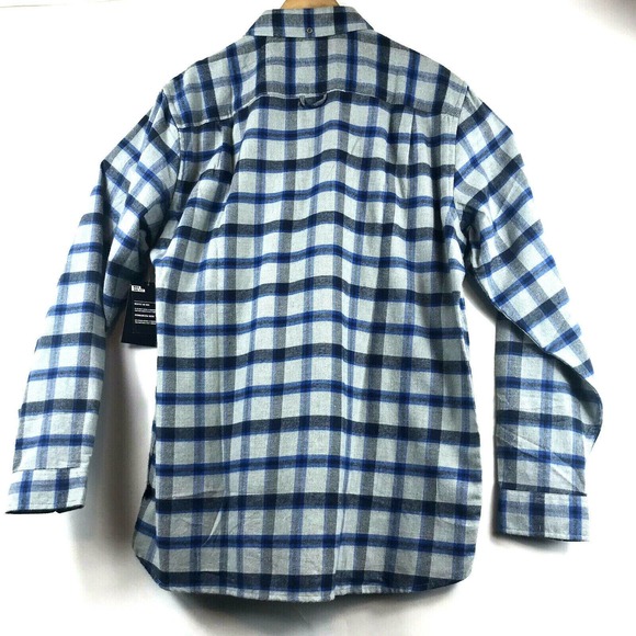 Hurley Dri-Fit Hemmingway Flannel Button Front Shirt Mens Small Grey Plaid $70 - Picture 5 of 6